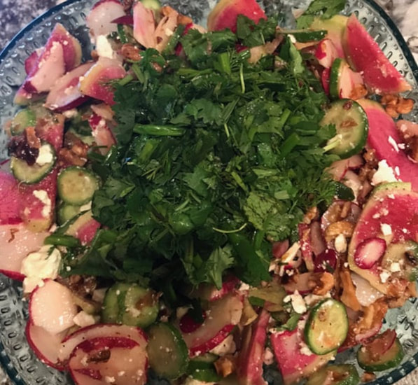 Herb and Radish Salad